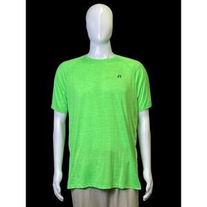Russell Training Fit Dri-Power 360 Lime Green Athletic Shirt Men's Size Large